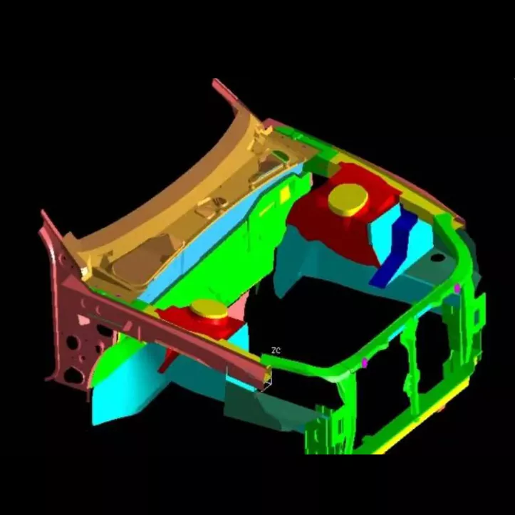 Automotive motorrom montering stempling Dies