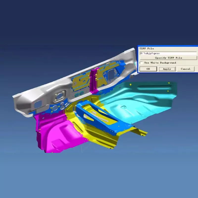 Automotive frontpanel montering stempling Dies